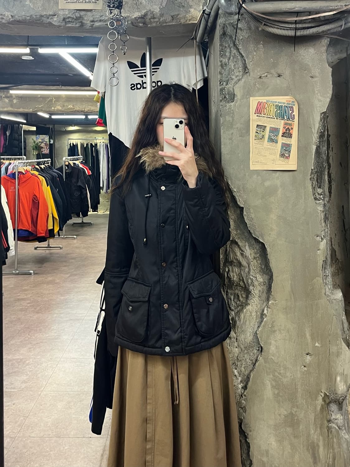 엠씨엠 MCM 라쿤털 후드 자켓 블랙 90 #csz2136 상품이미지2