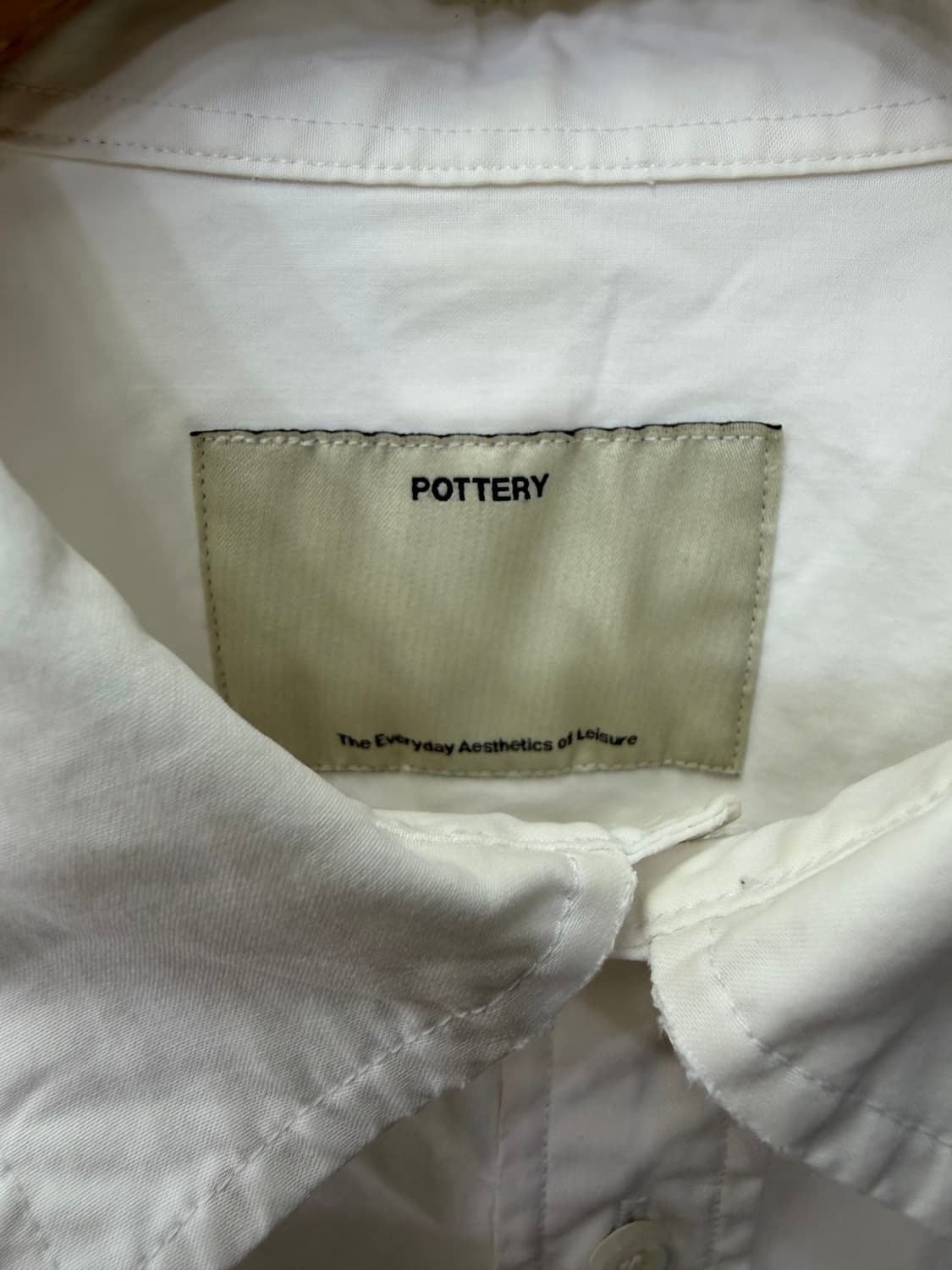 정품) POTTERY 포터리 아카이브 워싱 코튼 셔츠 3 상품이미지7
