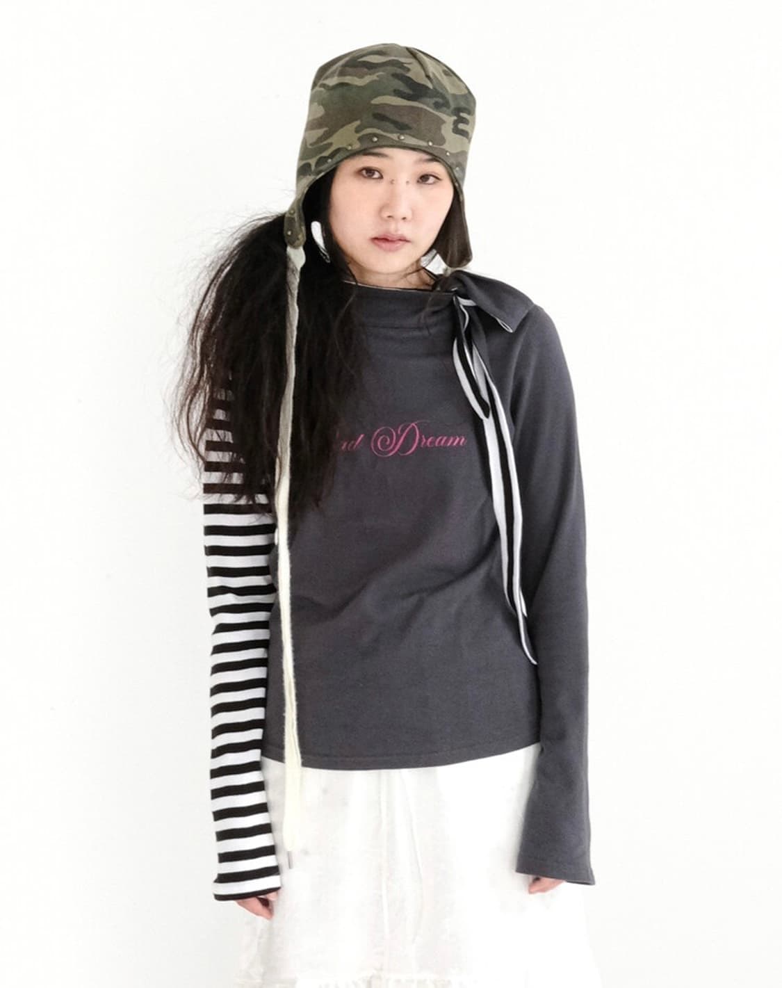 샵페어리 petit scarf stripe turtleneck 상품이미지1