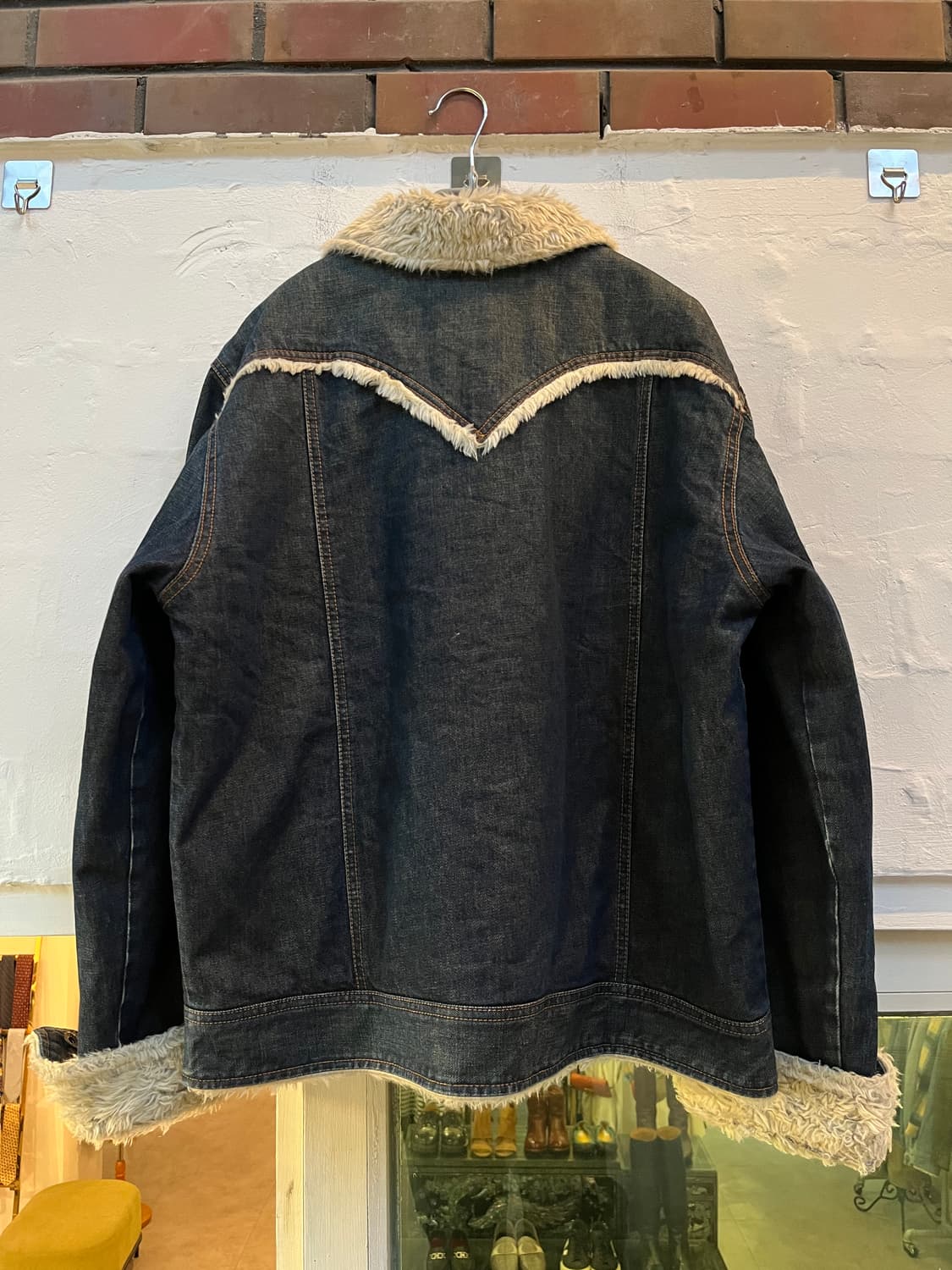 Levis 리바이스 트러커 데님 쉐르파 자켓 XL 상품이미지5