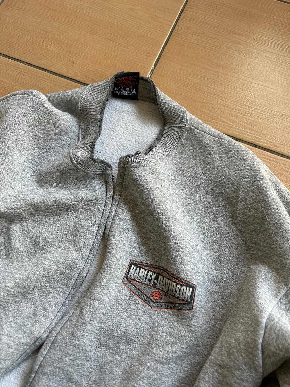 90’s 할리데이비슨 스웻집업자켓 상품이미지2