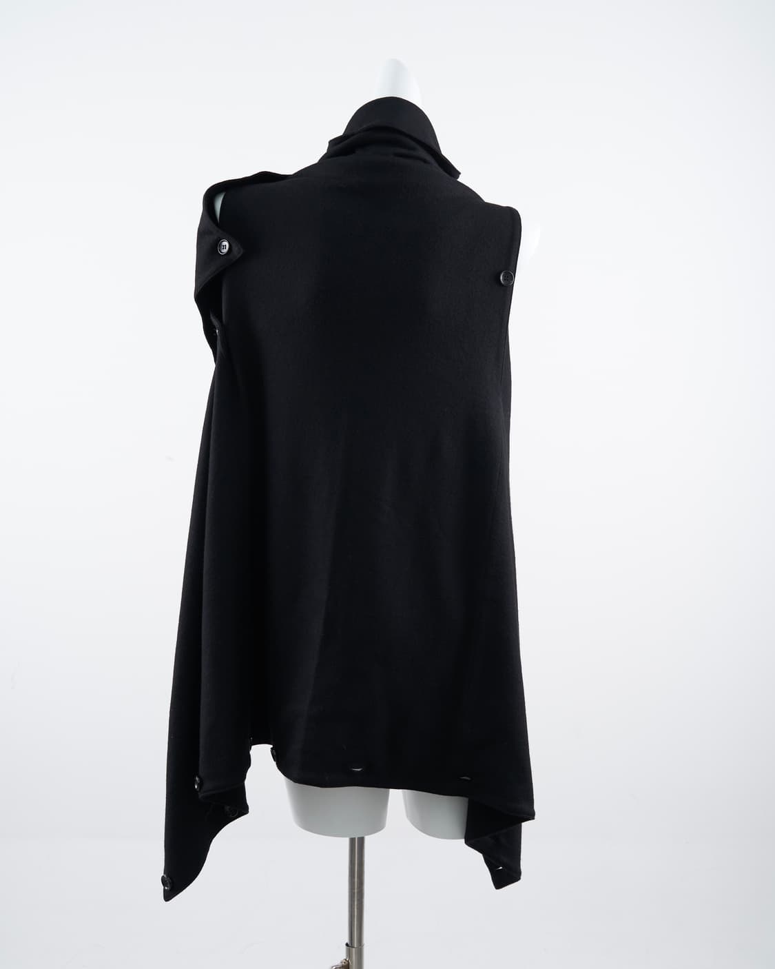 Comme Ca Men 블랙 베스트 케이프 가디건 상품이미지2