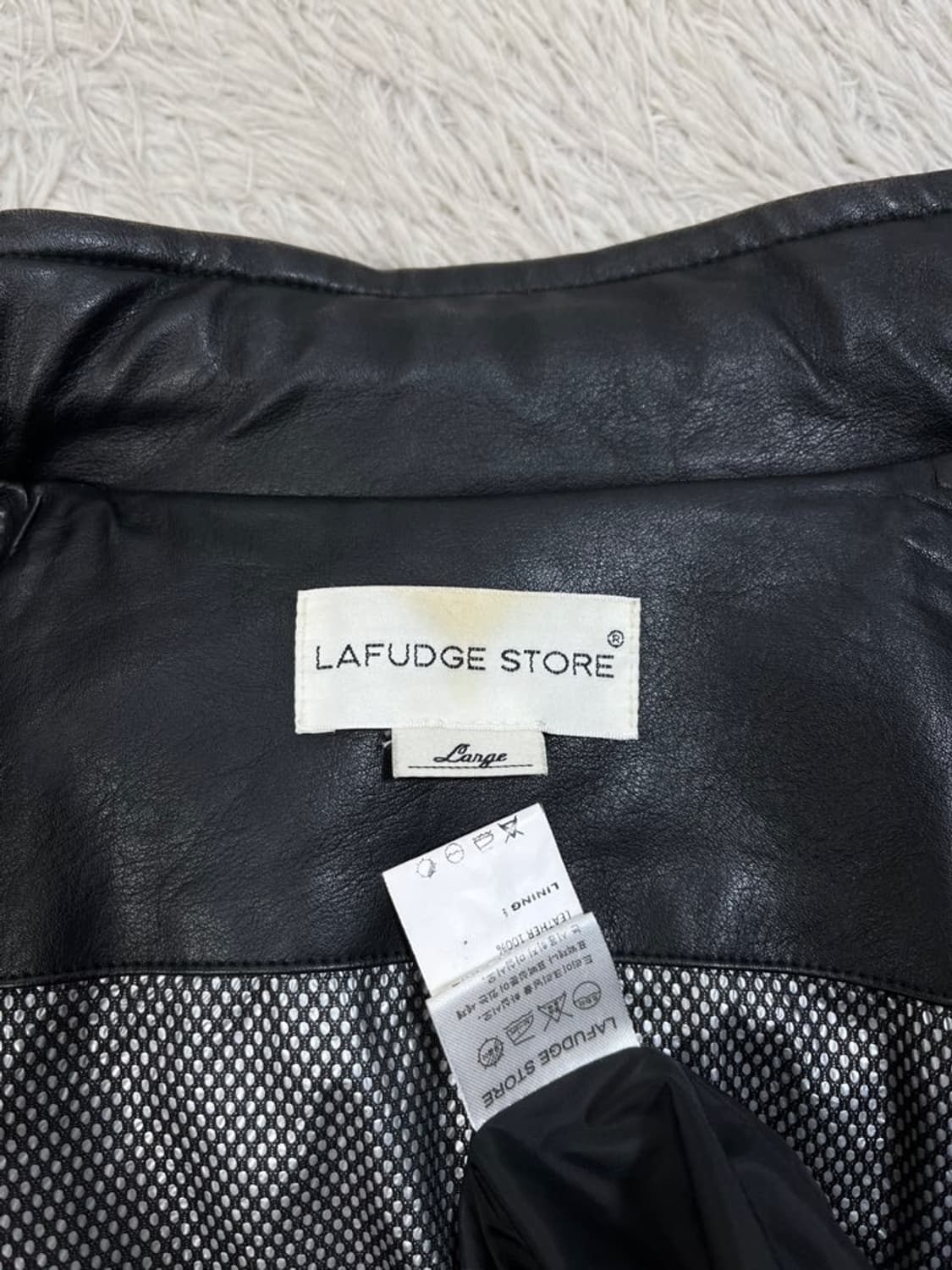 라퍼지스토어 덕다운 레더 푸퍼 패딩/#2717 상품이미지10