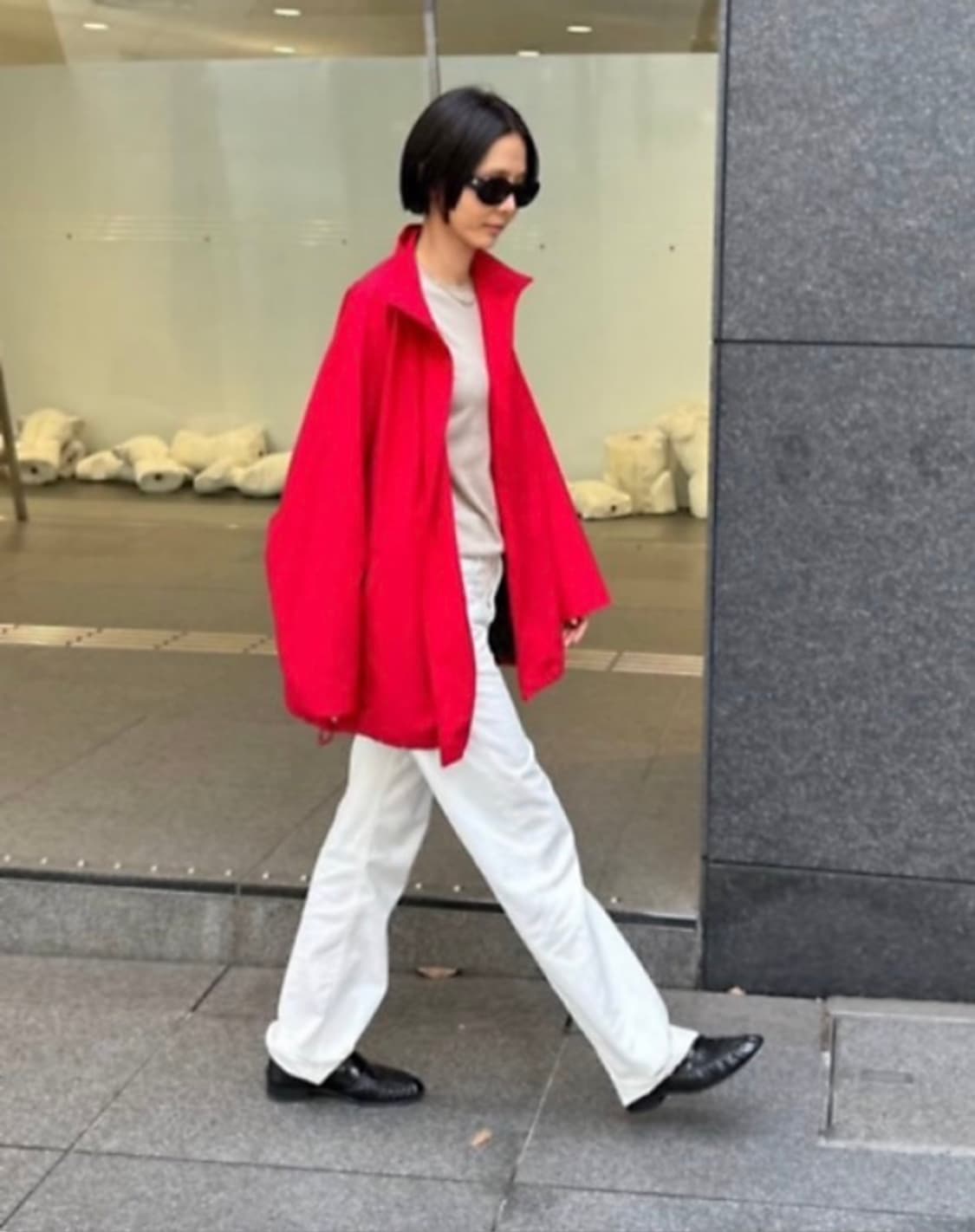 더로우 셔링 로퍼 (235, 김나영님 착용) 상품이미지2