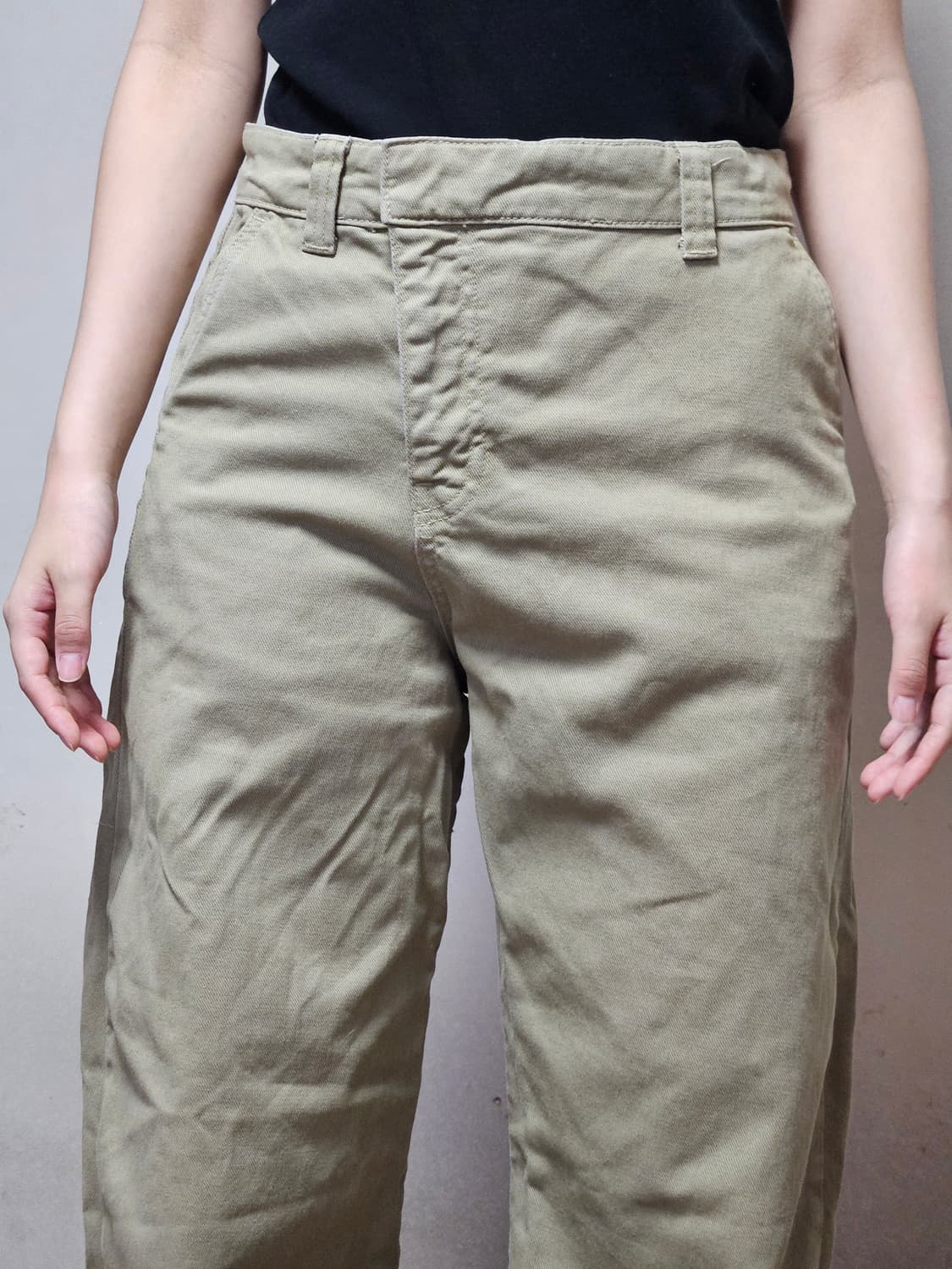 [Zara] 자라 코튼팬츠 카키/바지 상품이미지9