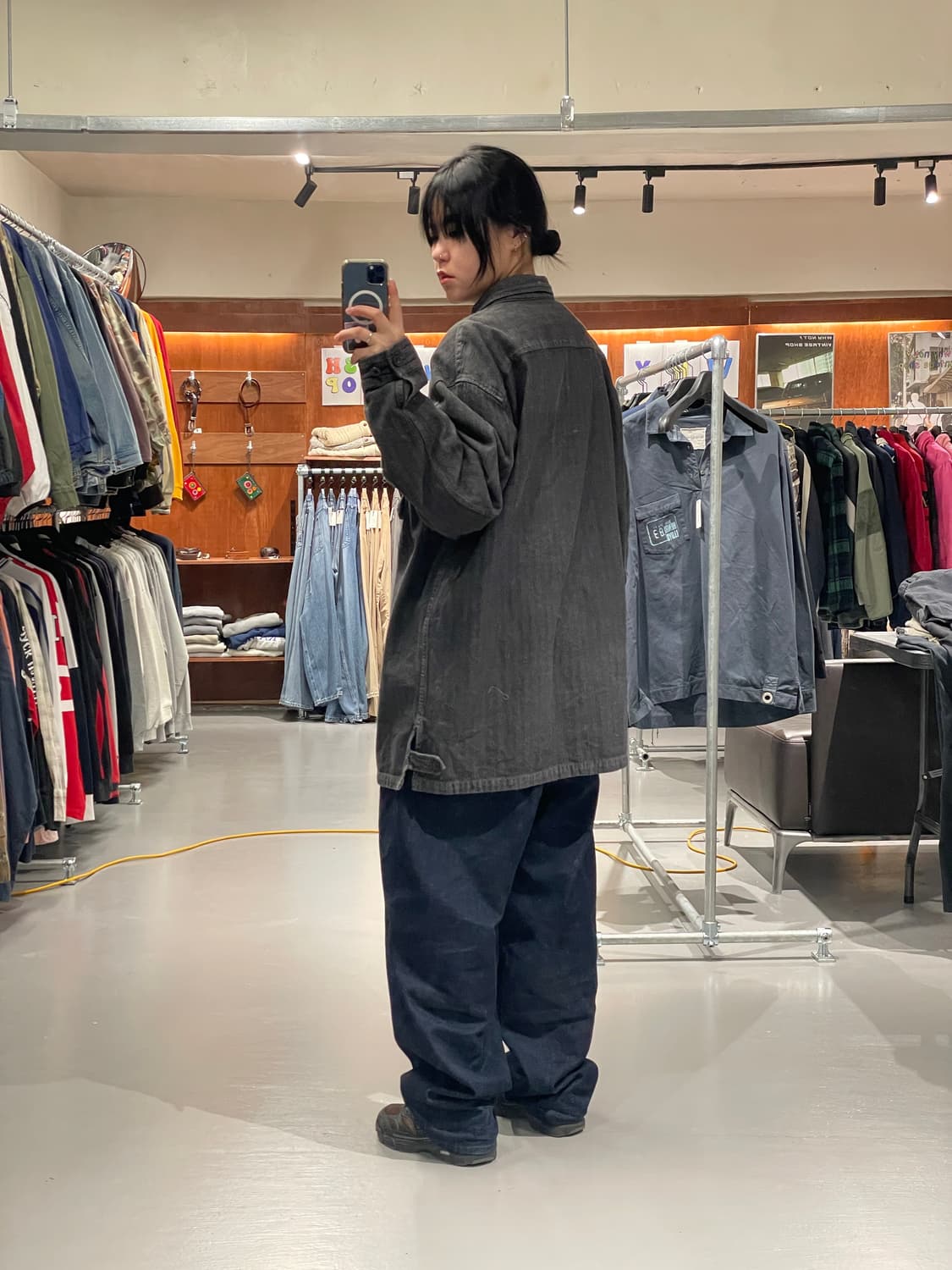 빈티지 빅사이즈 셔츠 자켓   상품이미지6