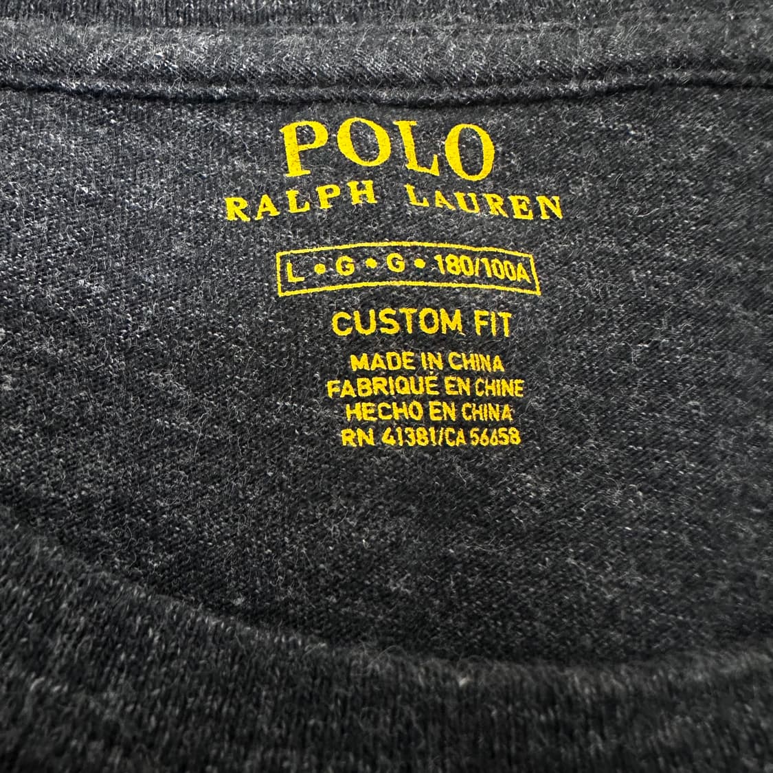 POLO 폴로 랄프로렌 커스텀핏 긴팔티셔츠 L 상품이미지4