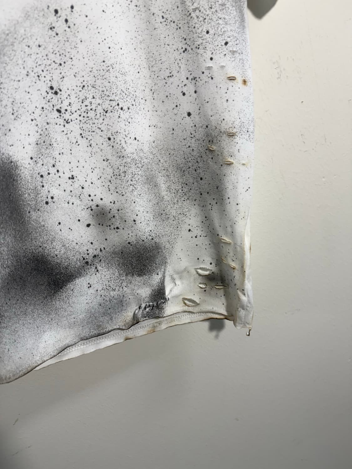 빈티지무드 그릴드 디스트로이드 워싱 반팔  상품이미지6