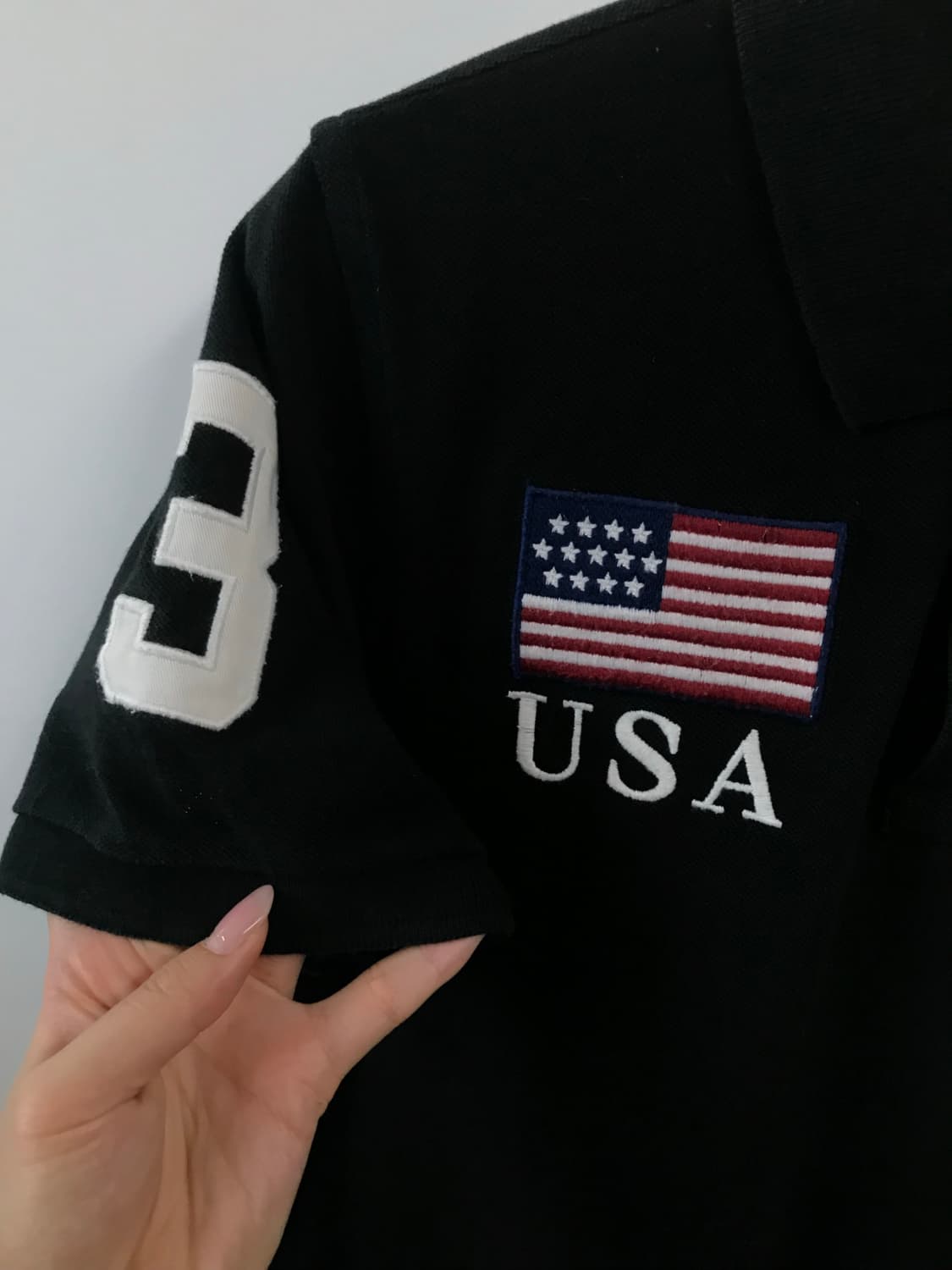 폴로 랄프로렌 빅포니 USA 성조기 반팔 카라티 상품이미지6