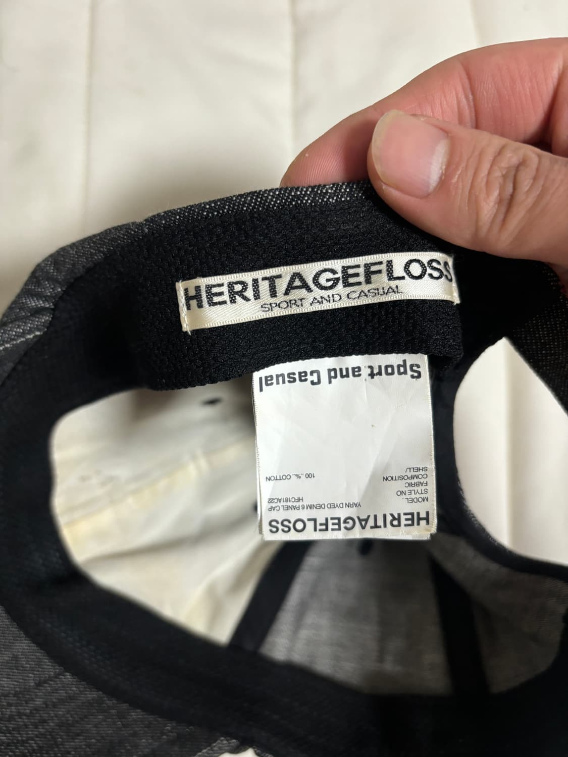 헤리티지플로스 데님볼캡 상품이미지3