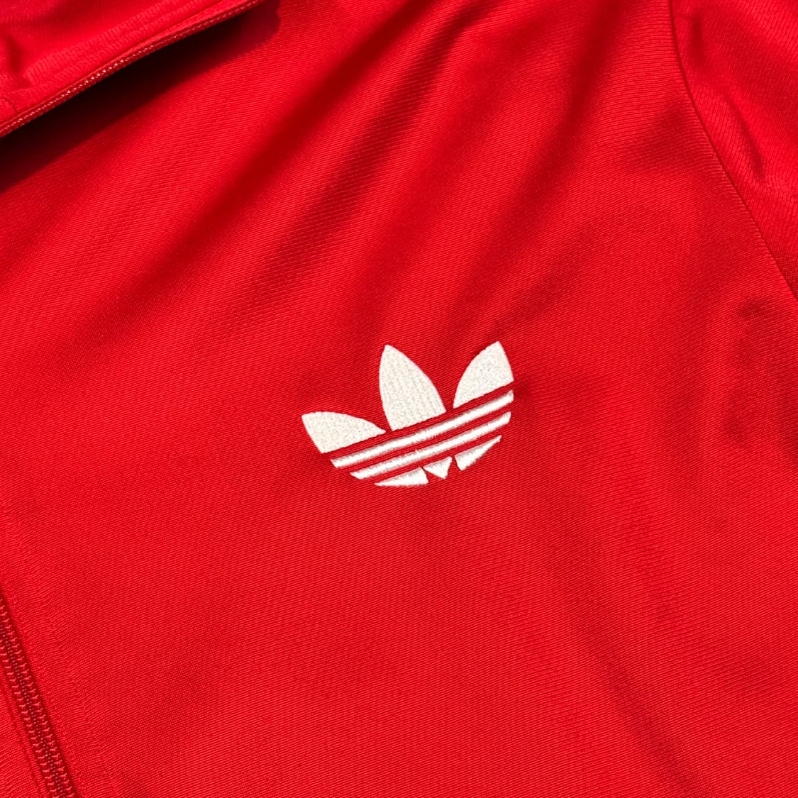 L) 아디다스 파이어버드 삼선 져지 트랙탑 집업 레드 A7 상품이미지4