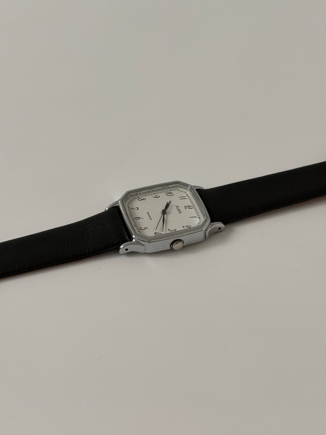 ALBA - 1990s Silver Square Ladies Quartz 상품이미지5