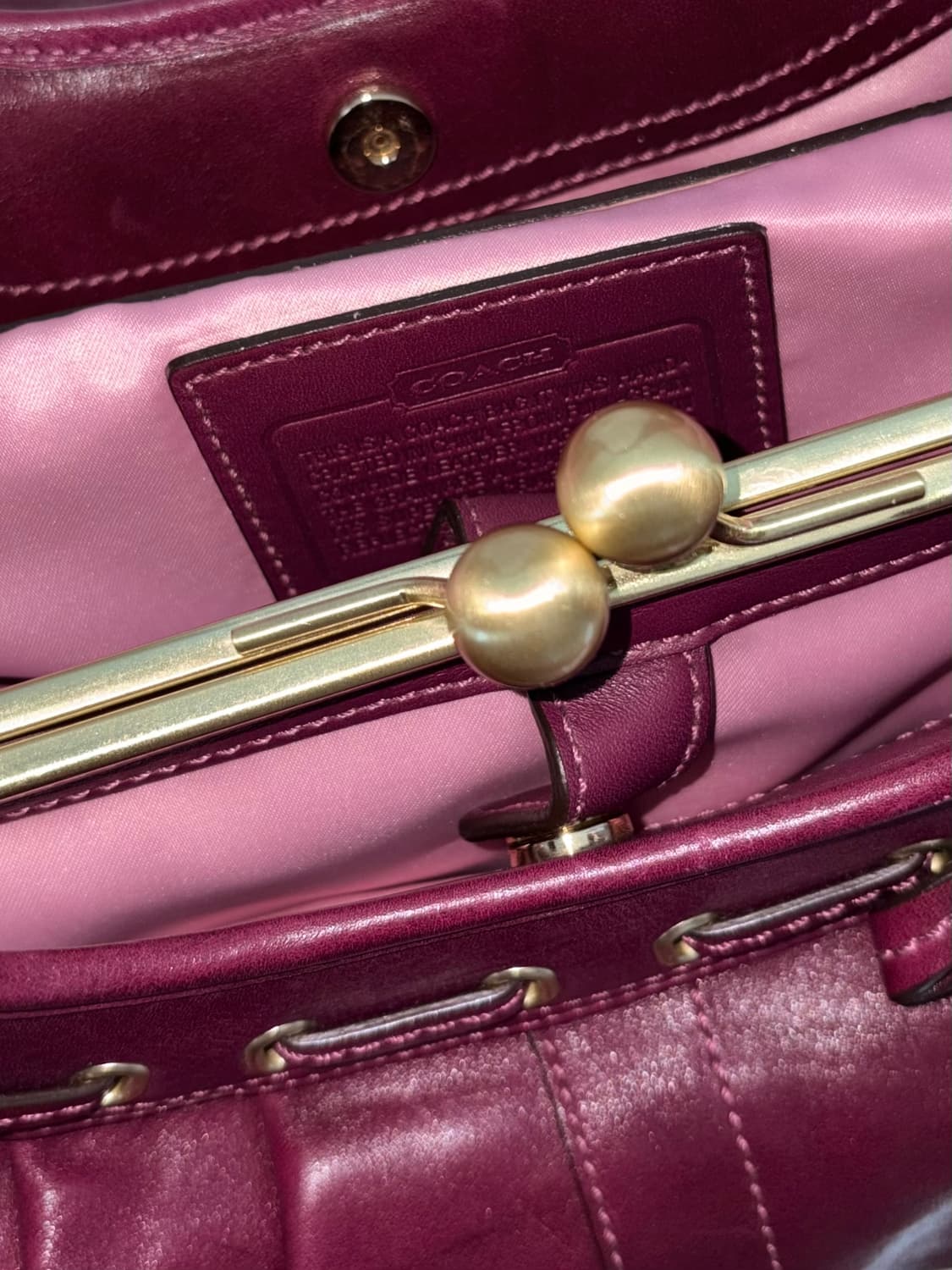 Coach puple ribbon shouder bag 상품이미지6
