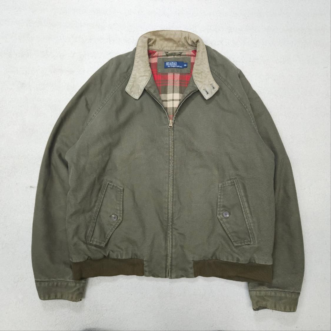 90s 폴로 랄프 로렌 덕 캔버스 헤링턴 자켓 100 상품이미지1