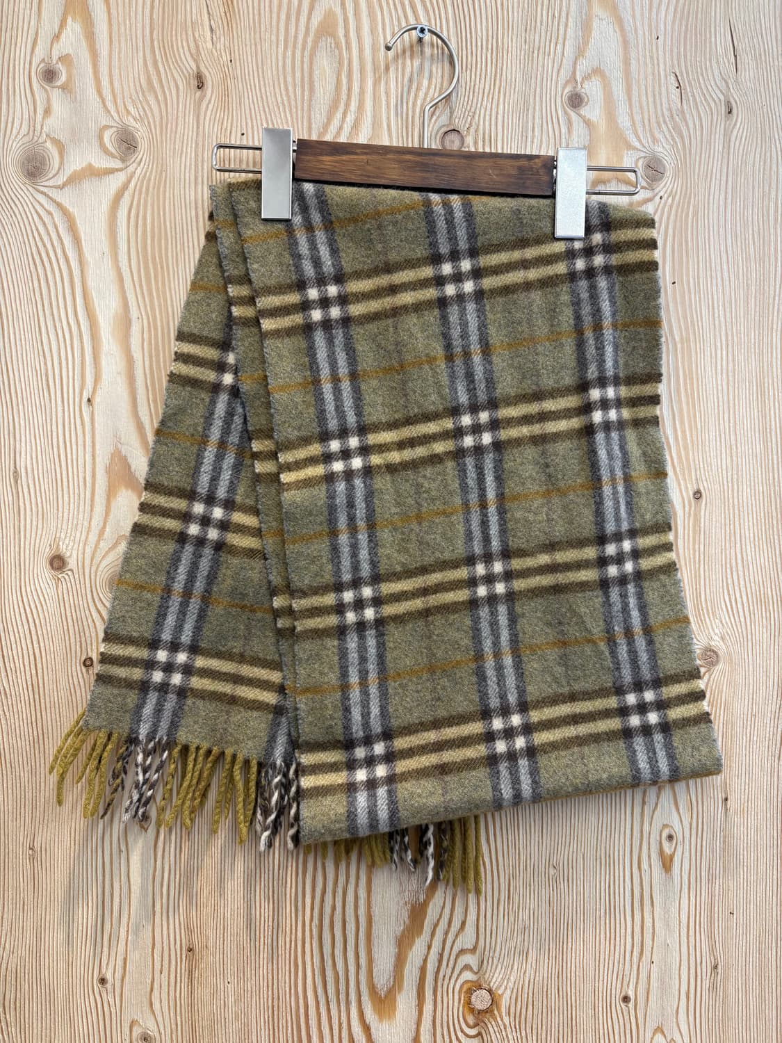 버버리 울 체크 머플러 상품이미지2