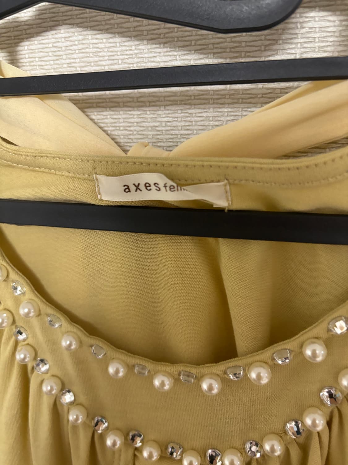 엑시즈팜 레몬 리본 블라우스 상품이미지7