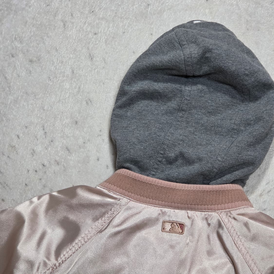 MLB 스타디움 핑크 후드 자켓 상품이미지7