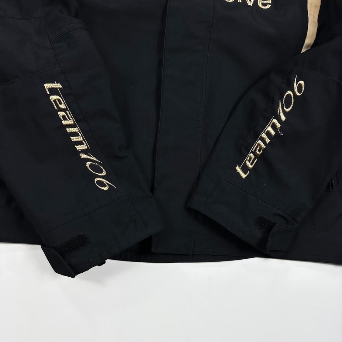 EXR 블랙 패치 레이싱 바람막이 자켓 (실측 L) 상품이미지6