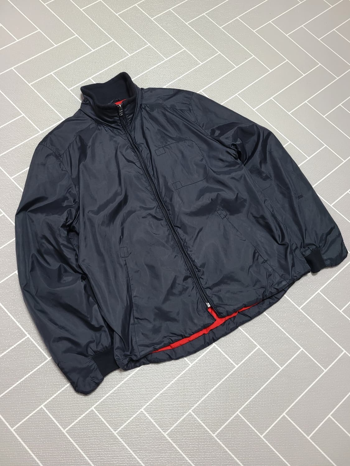 알마니 익스체인지 방풍 블랙 점퍼  L 상품이미지1