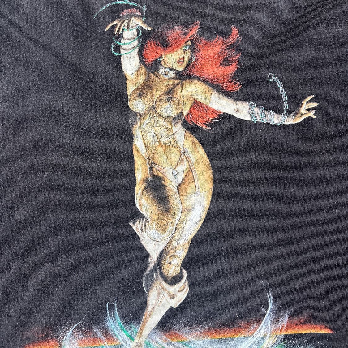 90s USA Dawn 빈티지 싱글스티치 티셔츠 XL 상품이미지4