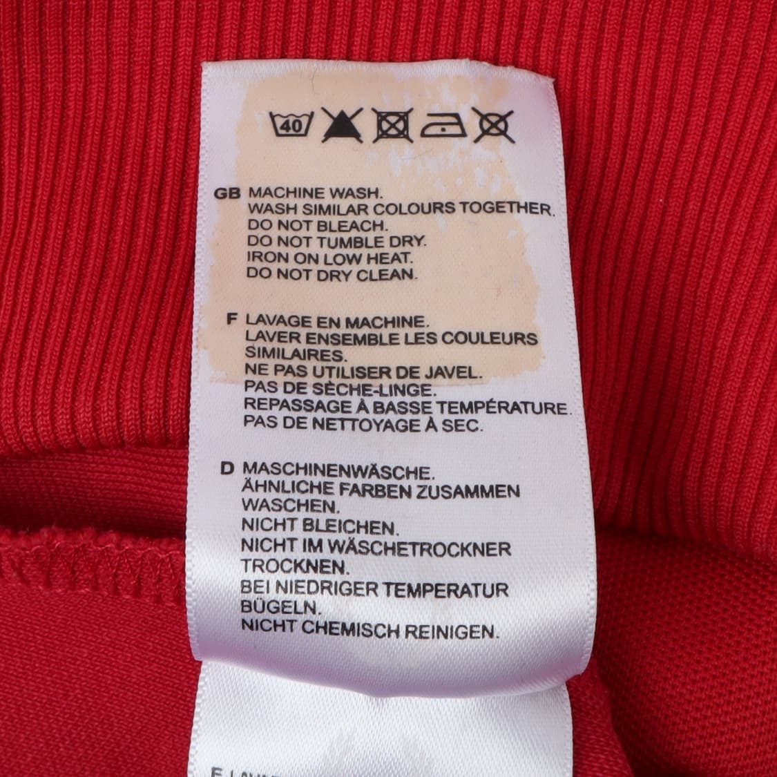 프레드페리 레드 트랙 집업 자켓 상품이미지10