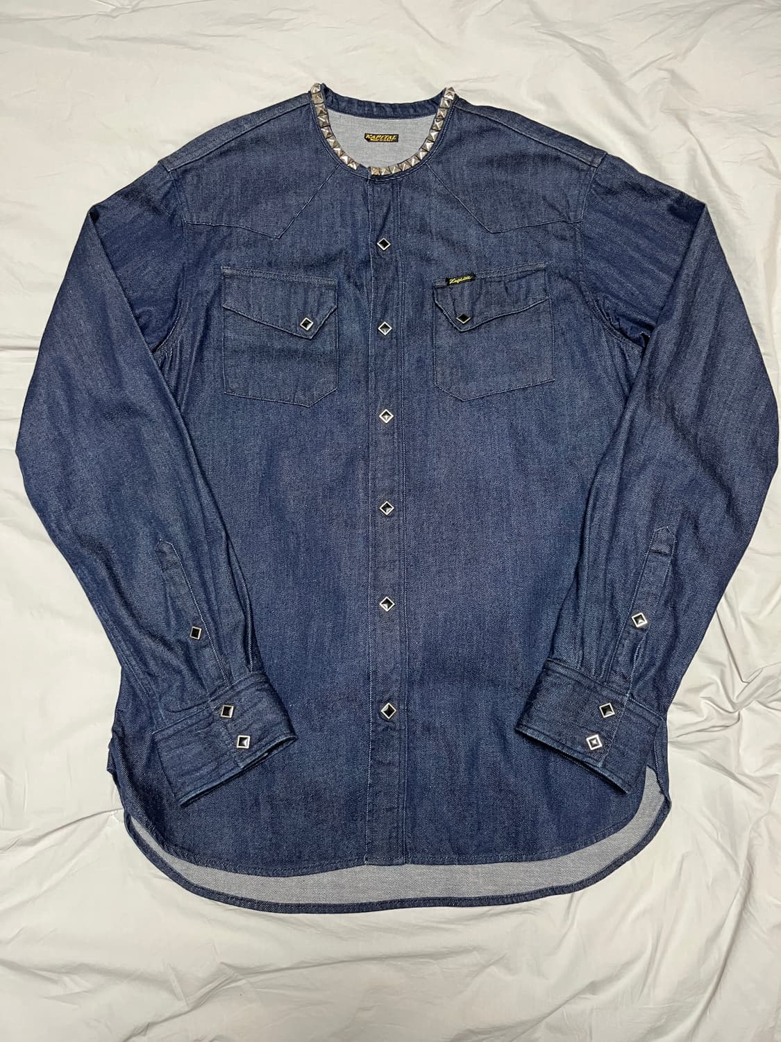 캐피탈 Kapital 80z 데님 밴드 컬러 스터드 웨스턴 셔츠 상품이미지7