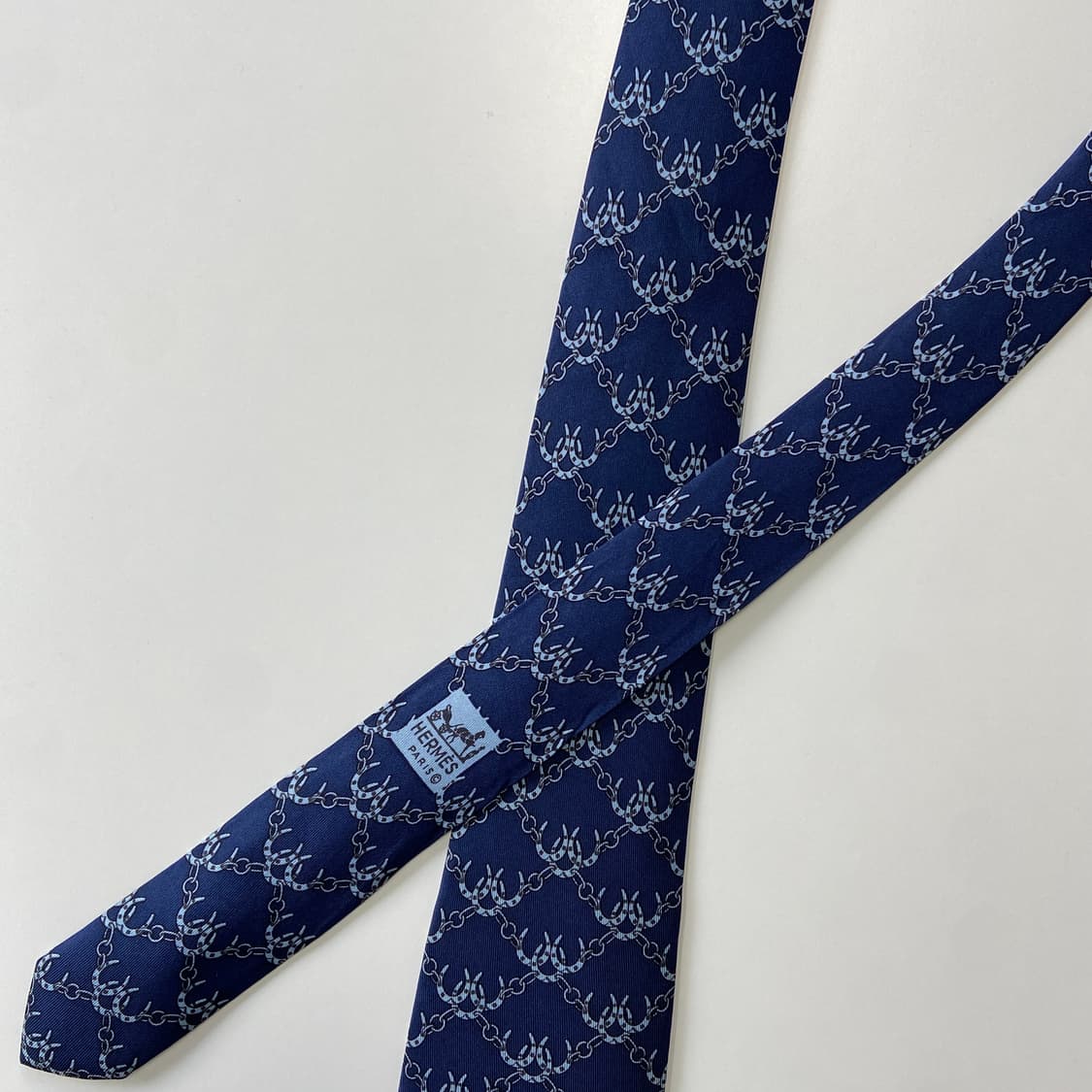 에르메스 명품 정품넥타이(HERMES)8.3cm 상품이미지4