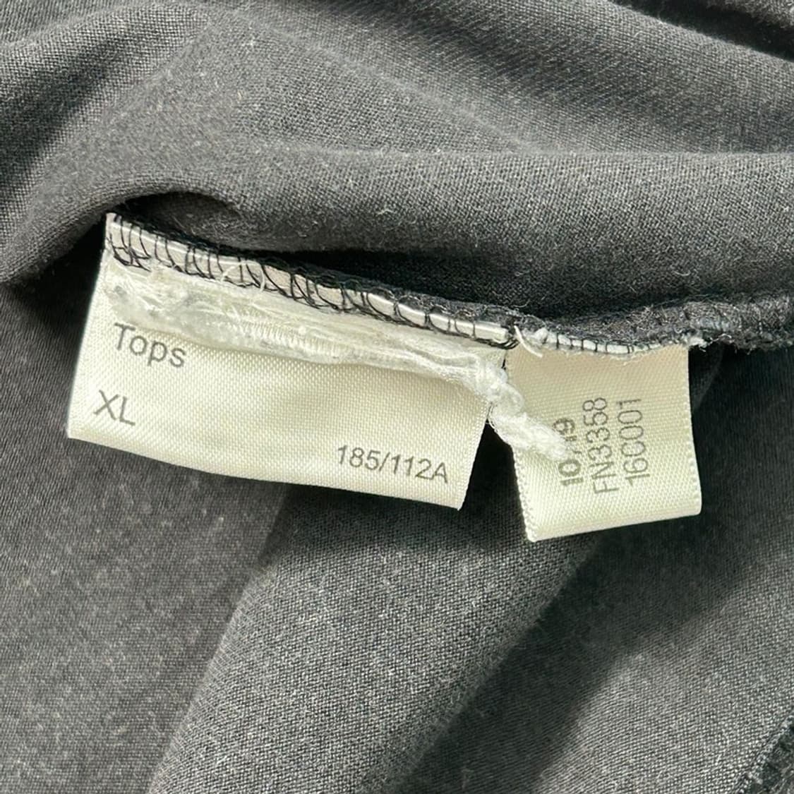 아디다스 X Y-3 로고 티셔츠 블랙티 XL 상품이미지8