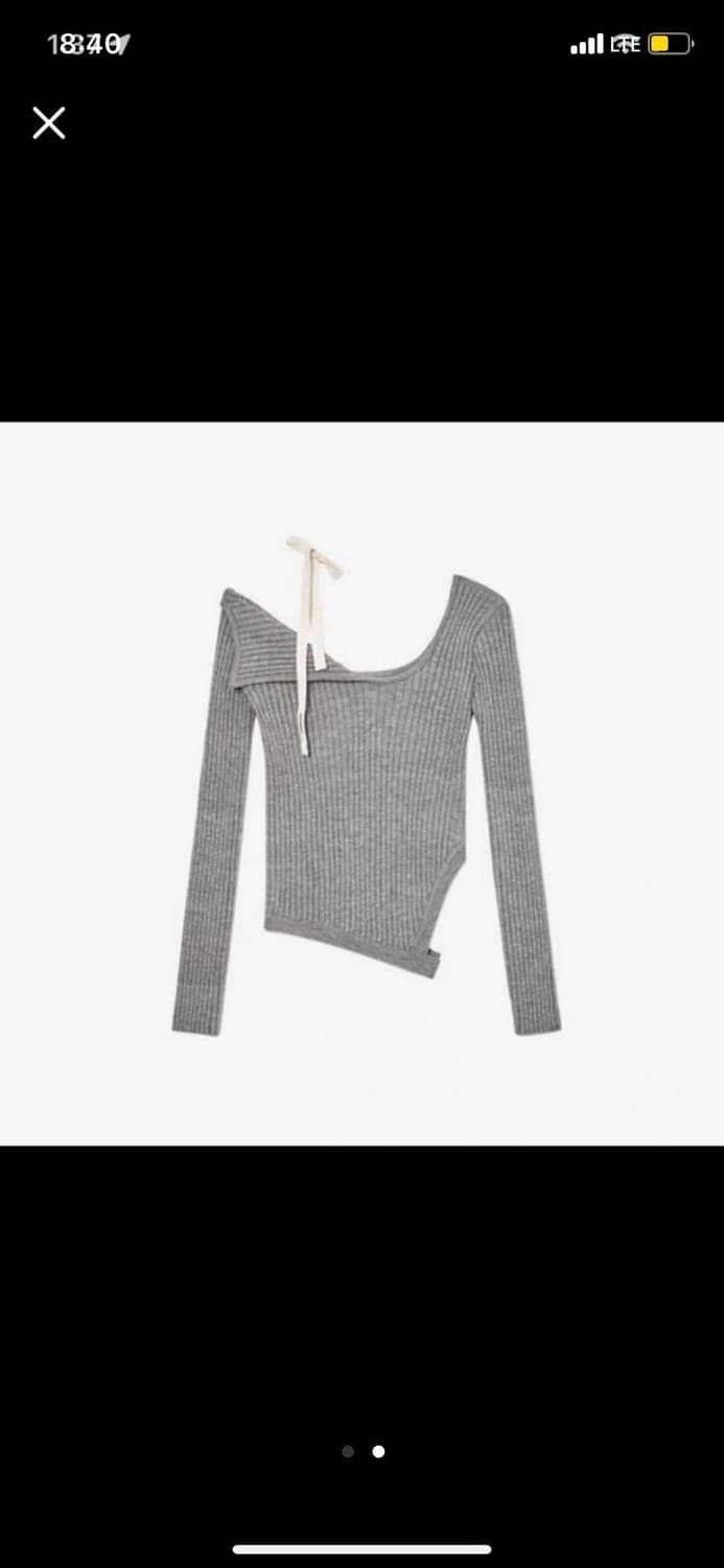 GLOWNY 글로니 아이사 니트 그레이 상품이미지1