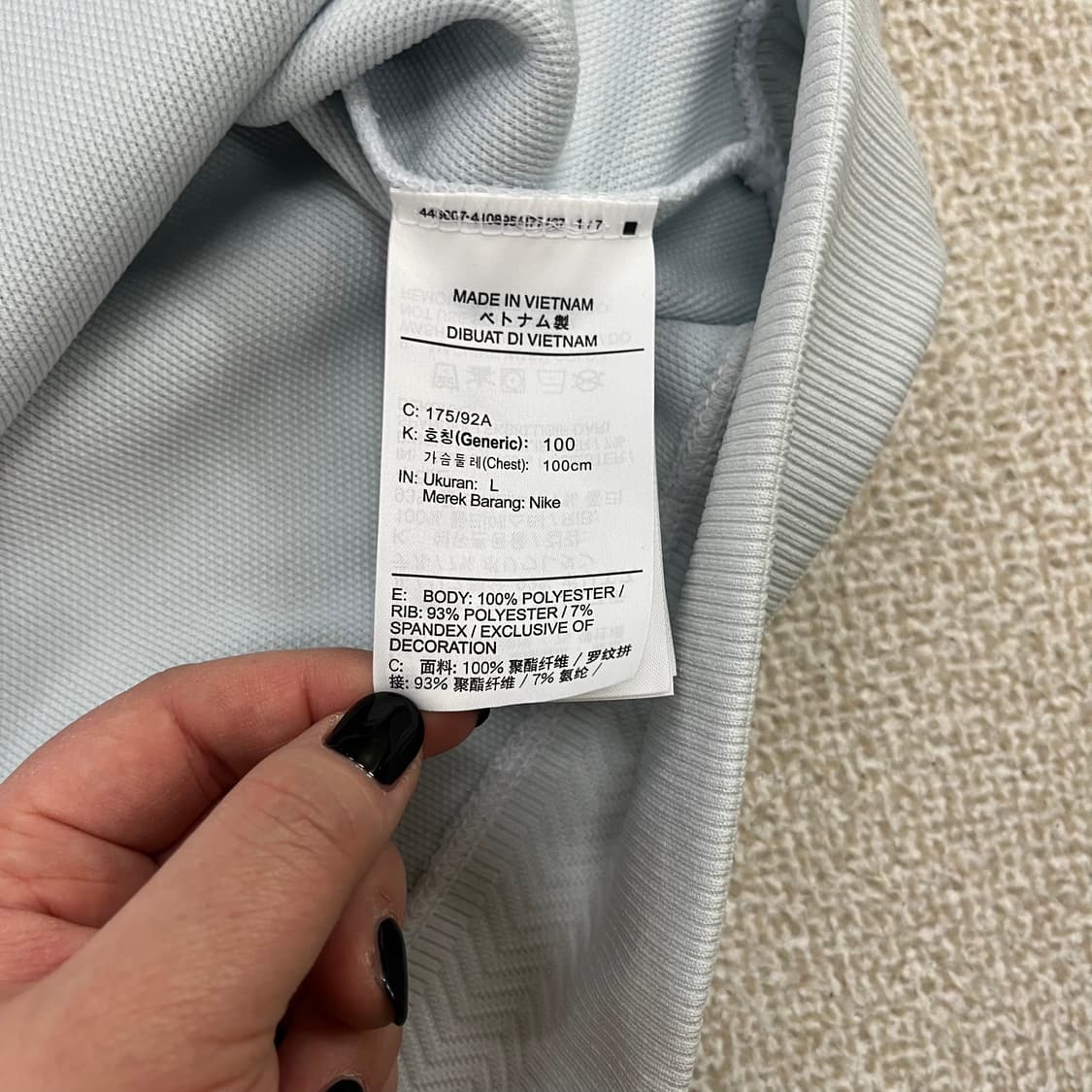L 나이키 드라이핏 브이넥 스우시 조끼 0128M 상품이미지3