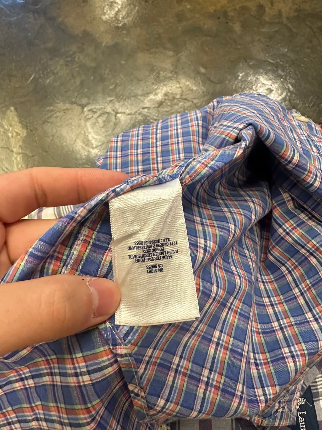 POLO 폴로 랄프로렌 체크셔츠 S 상품이미지6