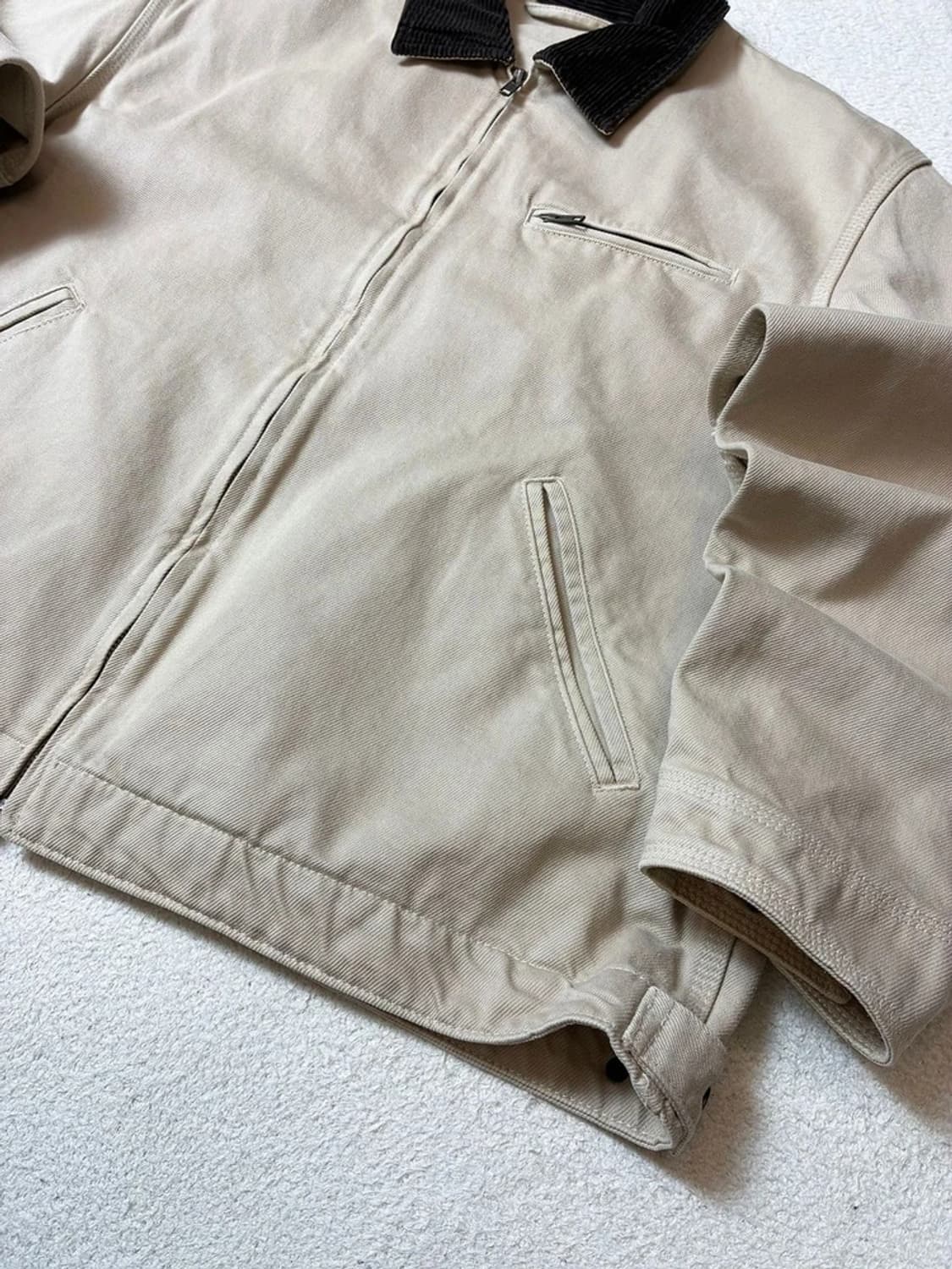 지유 GU 워시드 코튼 아메카지 워크 자켓 PN7601 상품이미지3