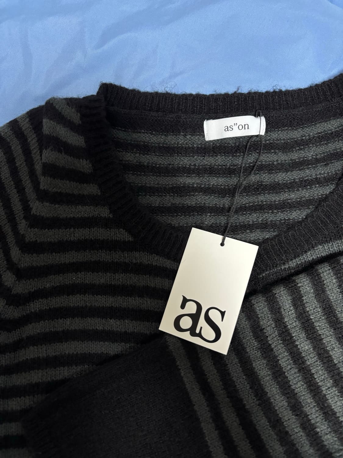 애즈온 스트라이프 가디건 새상품 (OS) 상품이미지5