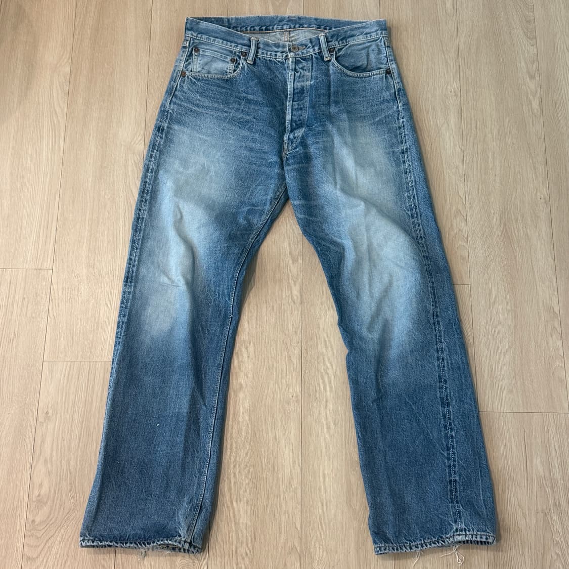 웨어하우스 세컨핸드 66 모델 불명 1100 실측 34인치 상품이미지2