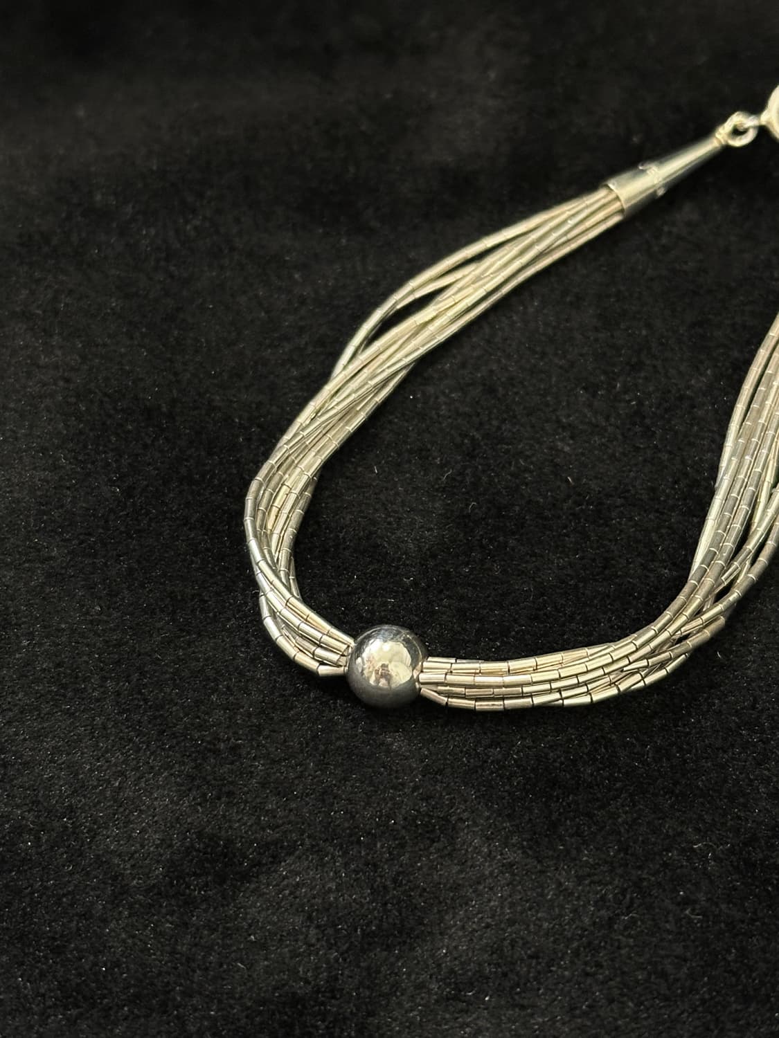 80~90s Liquid Multi Strand Ball 925silve 상품이미지4