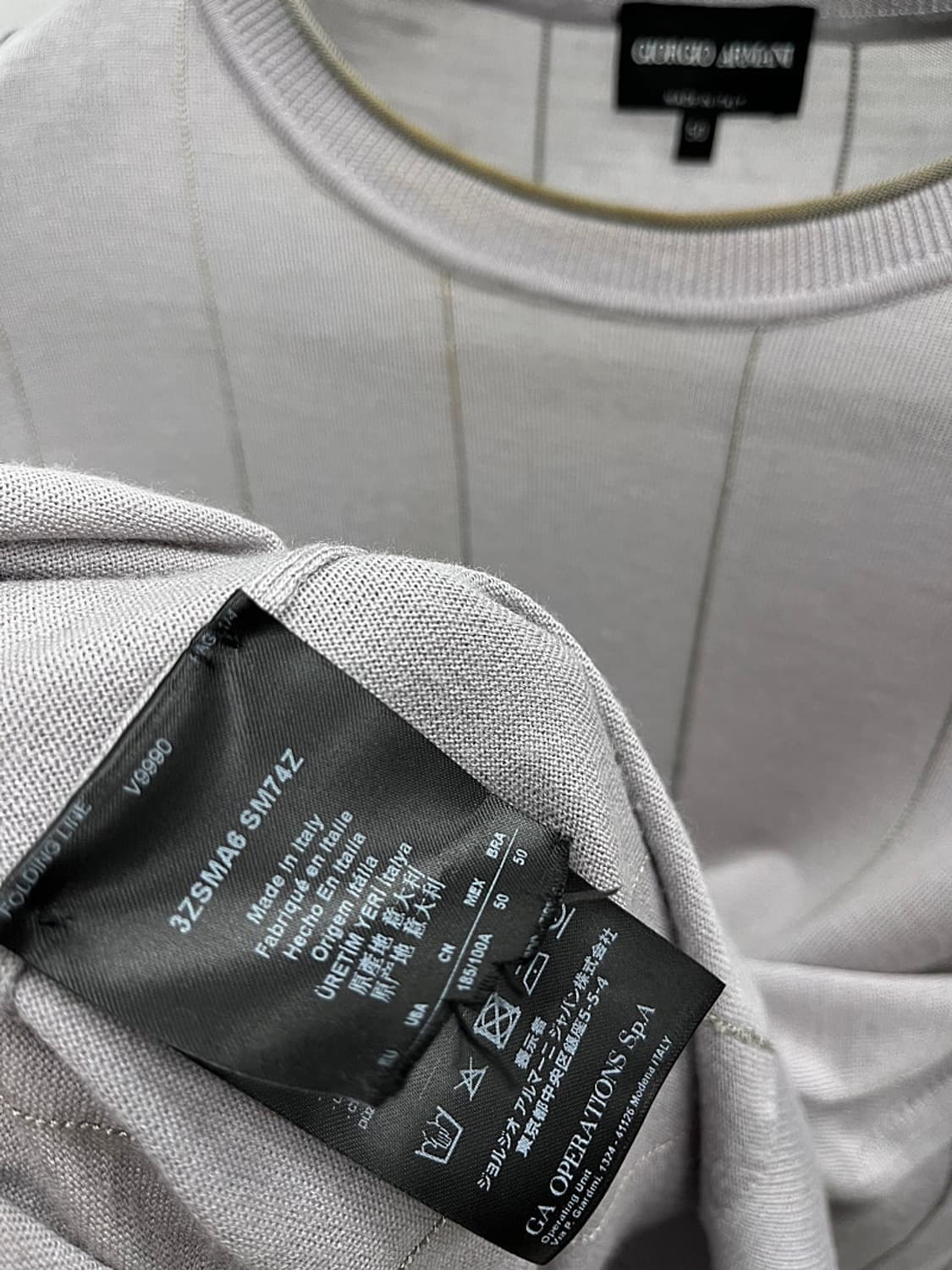 100) 조르지오알마니 실크 니트  상품이미지6