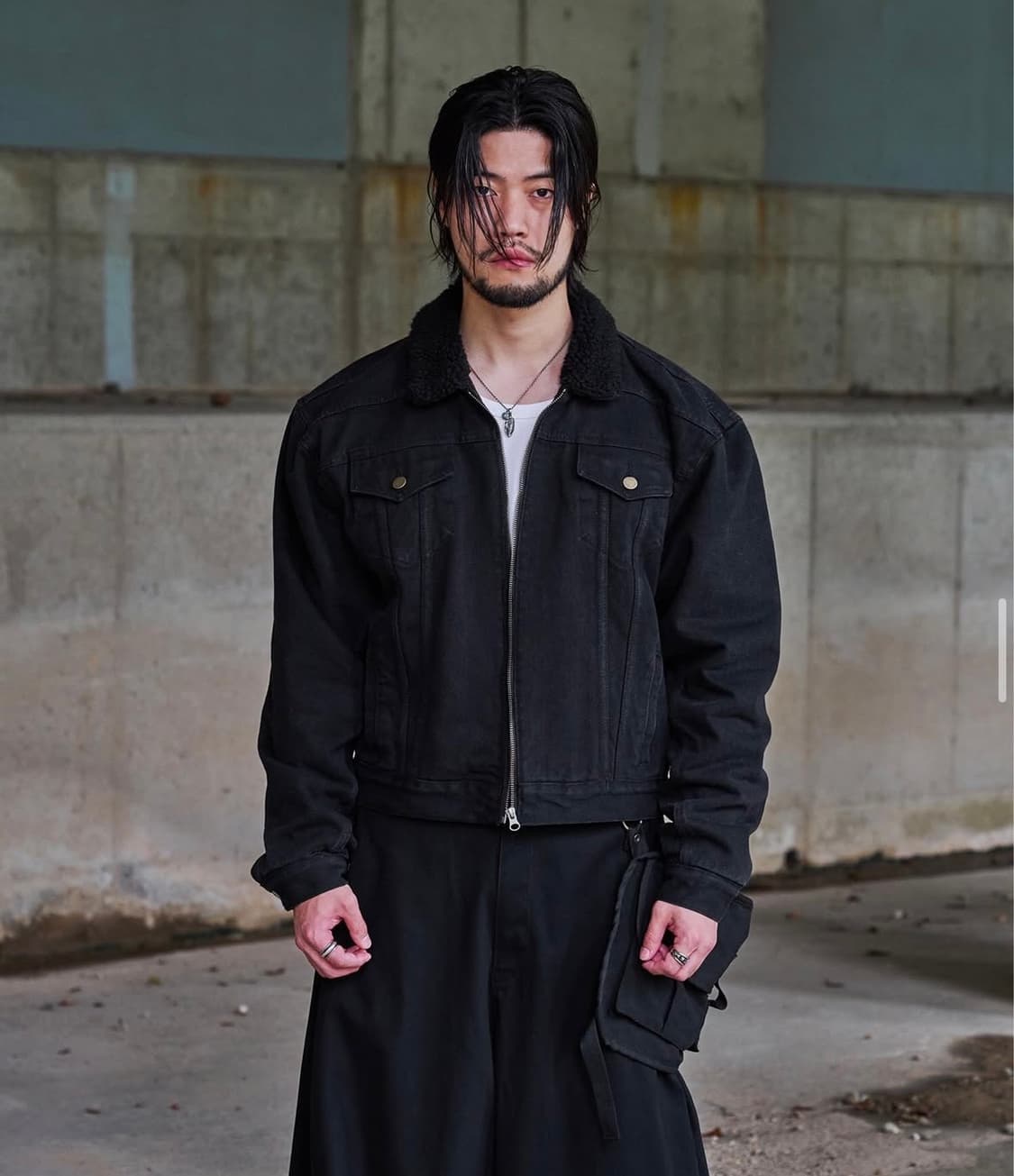 뉴치프시크 디피 fleece heavy denim trucker 상품이미지1