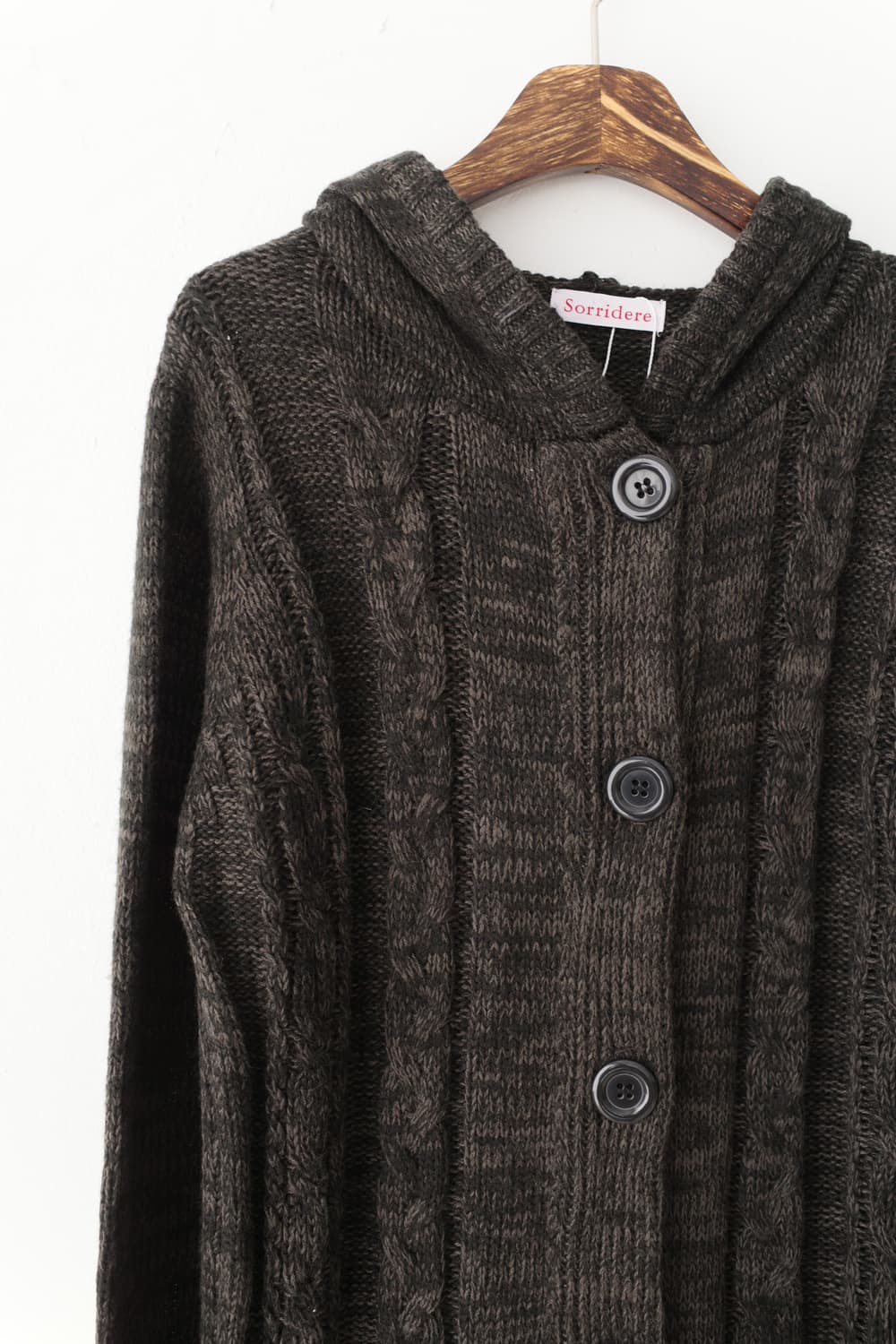 button hood cardigun 상품이미지3