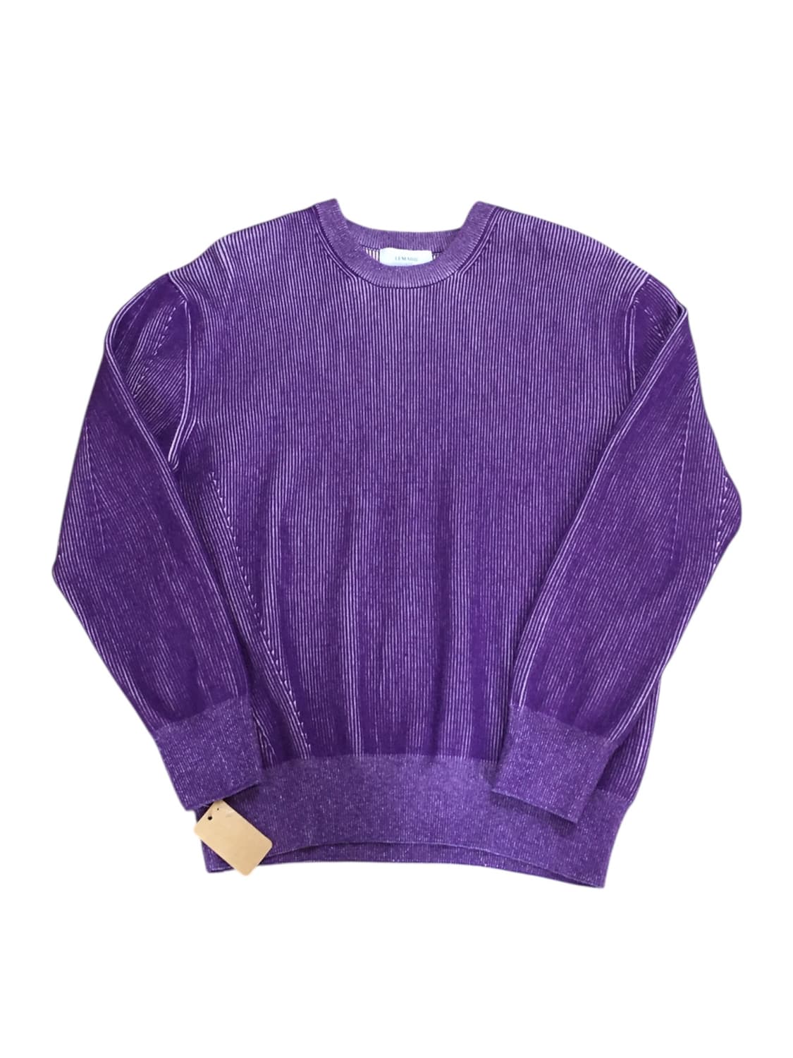 르마드 투톤 사선 라운드 니트 상품이미지1