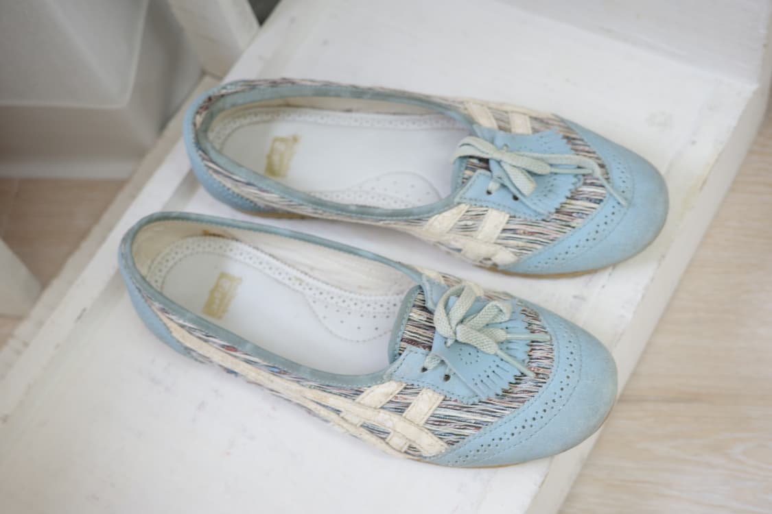 오니츠카타이거 Onitsukatiger skyblue flat shoes 상품이미지1
