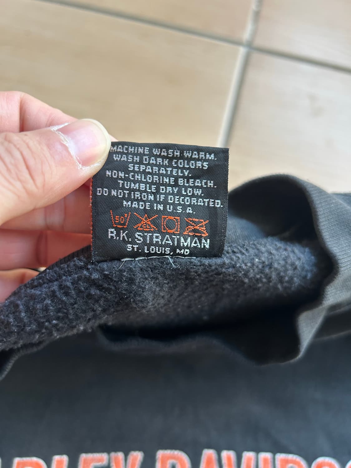 90‘s USA 할리데이비슨 스웻셔츠 상품이미지6