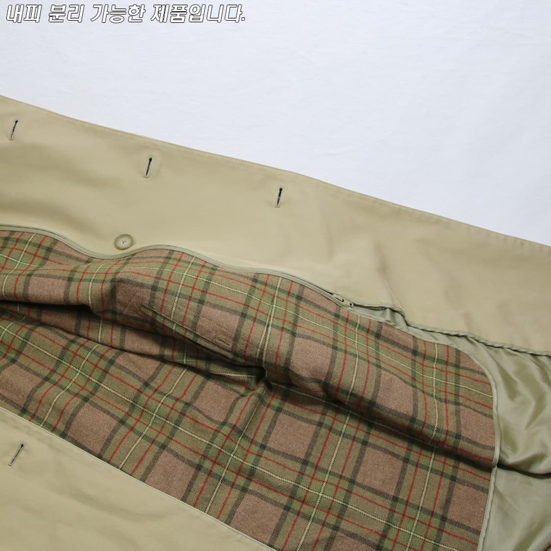 (착용컷) LANDS' END 트렌치 코트 (남성용 100) 상품이미지9