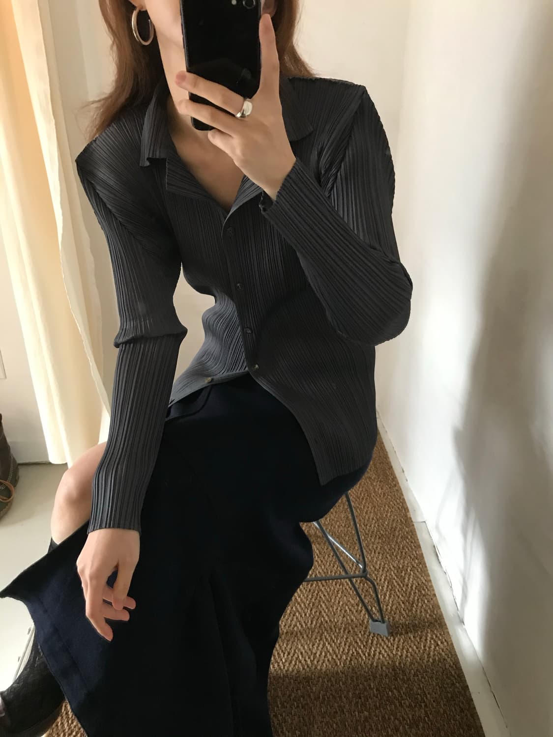 grey cardigan 상품이미지2