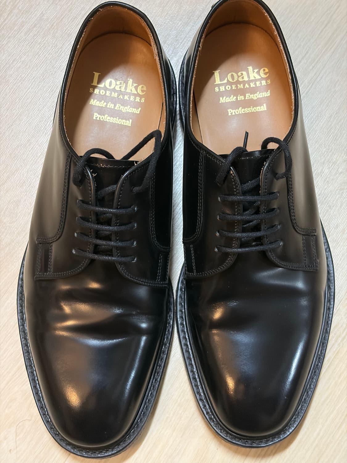 Loake 771B 더비 슈즈 블랙 (7) 상품이미지2