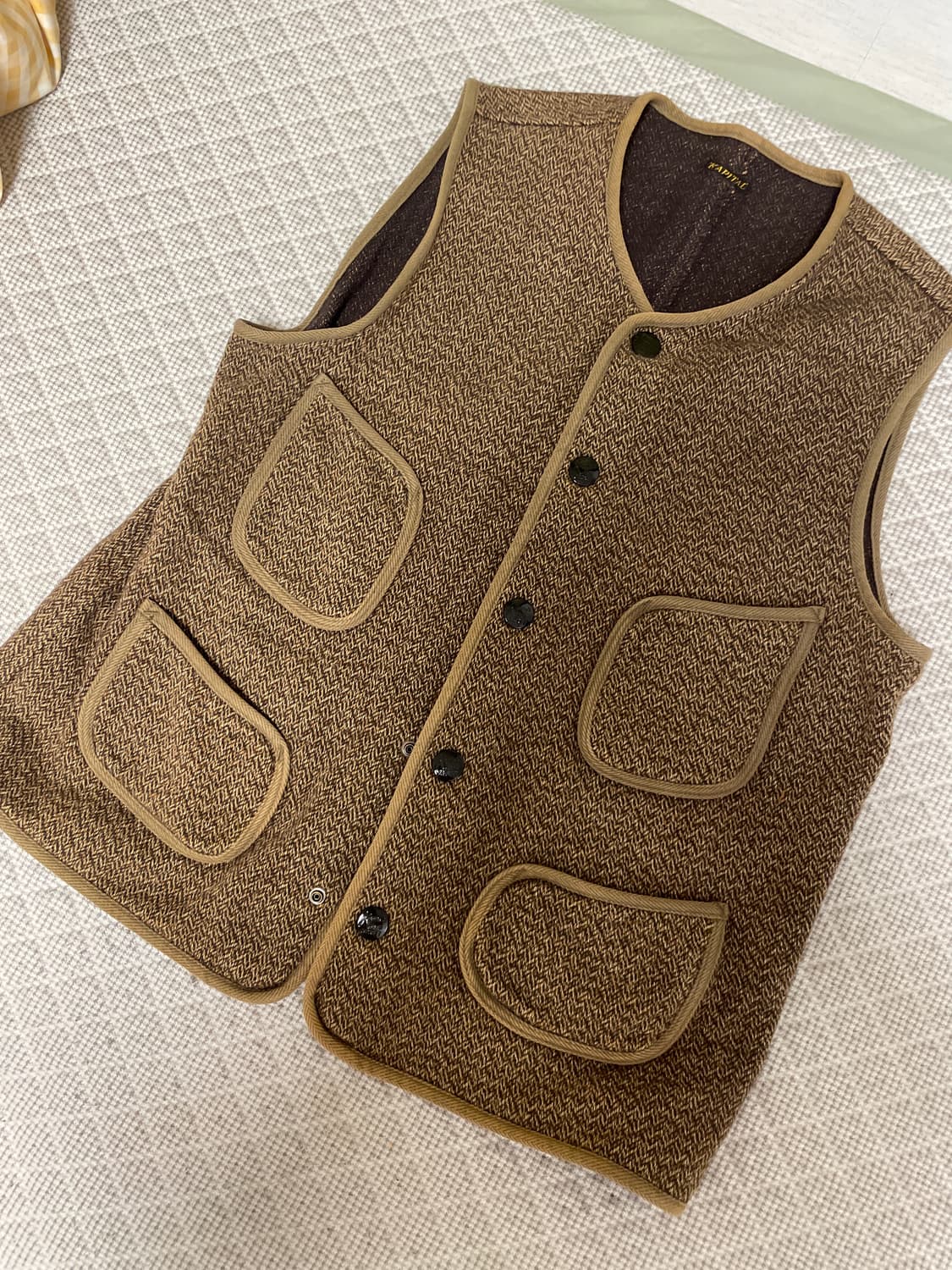 캐피탈 빈티지 조끼 상품이미지1