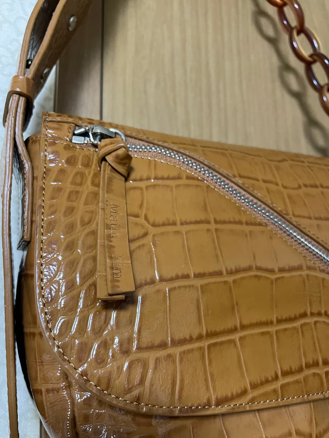 마뗑킴 할리우드백 브라운 / 사용감X 상품이미지3