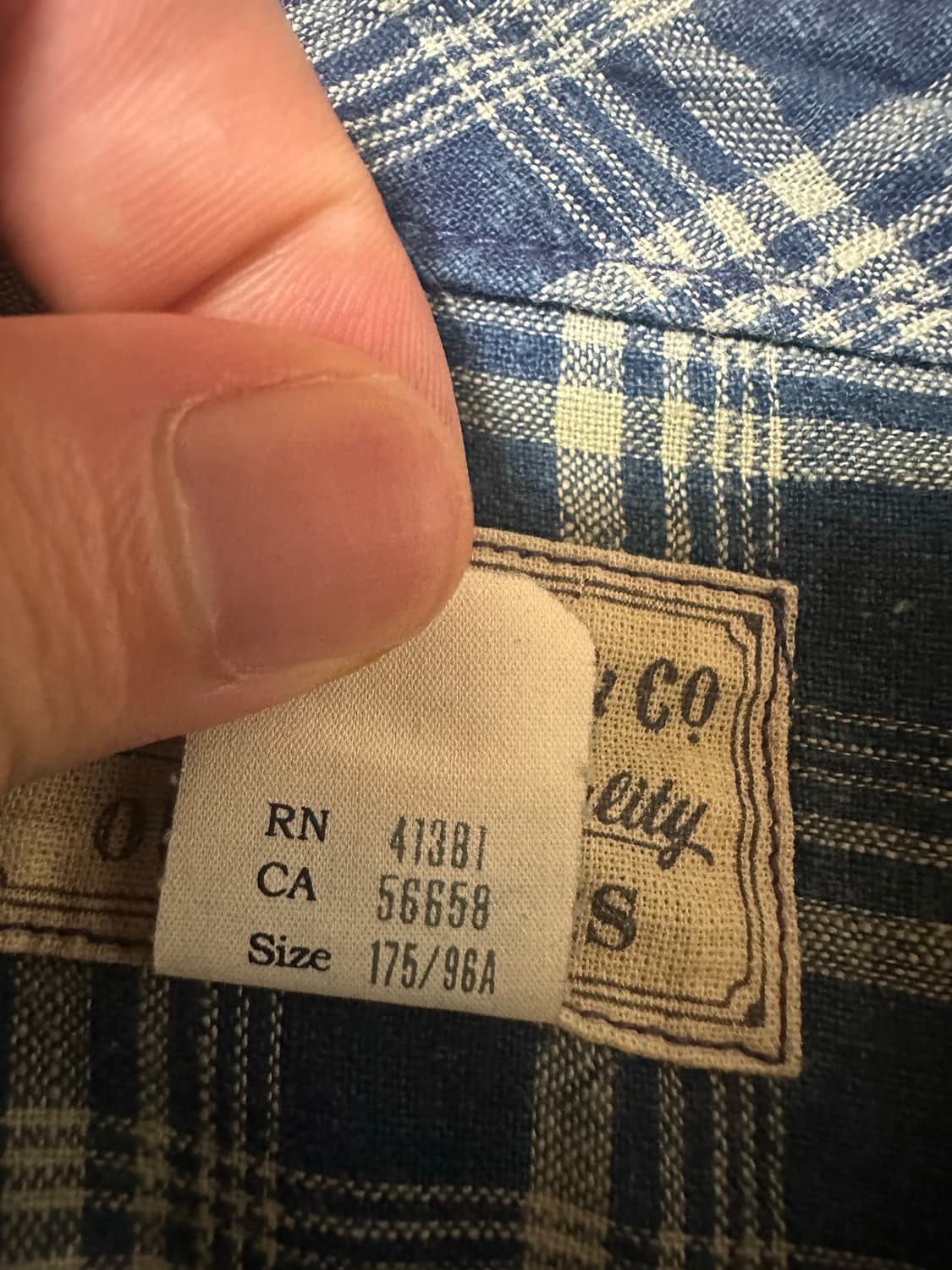 RRL 체크 자켓 M 상품이미지4