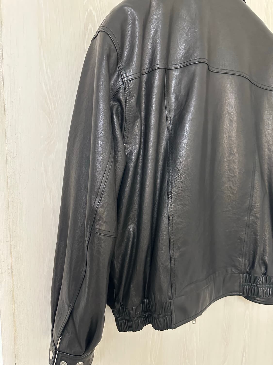 던스킨 램스킨 블루종 블랙 L사이즈 판매합니다. 상품이미지7