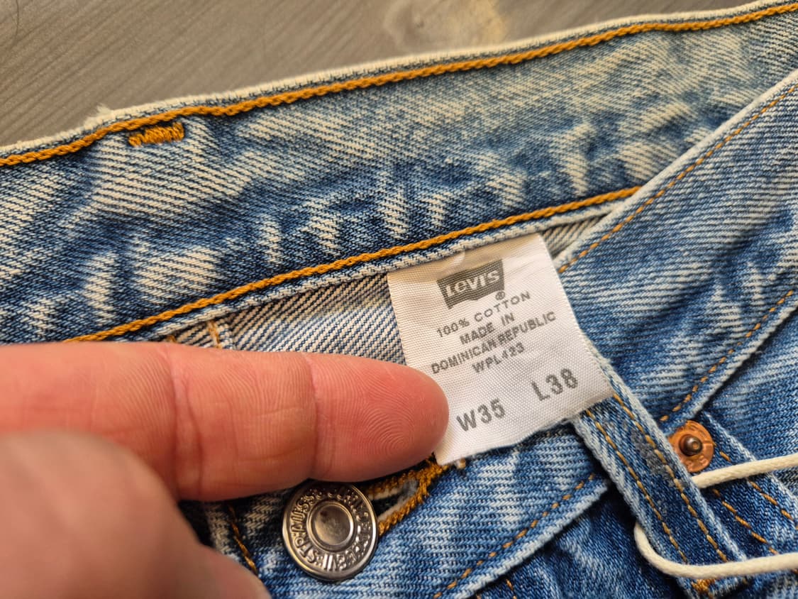 00s 리바이스501xx 디스트레스드 데님 팬츠 상품이미지8
