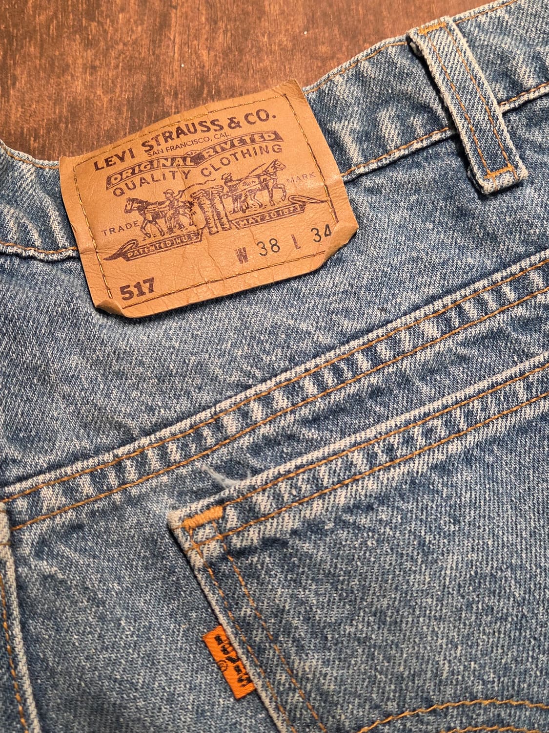 1990s USA Levis 리바이스 517 오렌지탭 상품이미지6